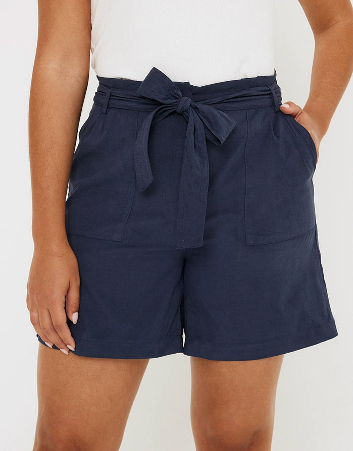 koala bay Bermuda Corta con Cinturón - Valiana