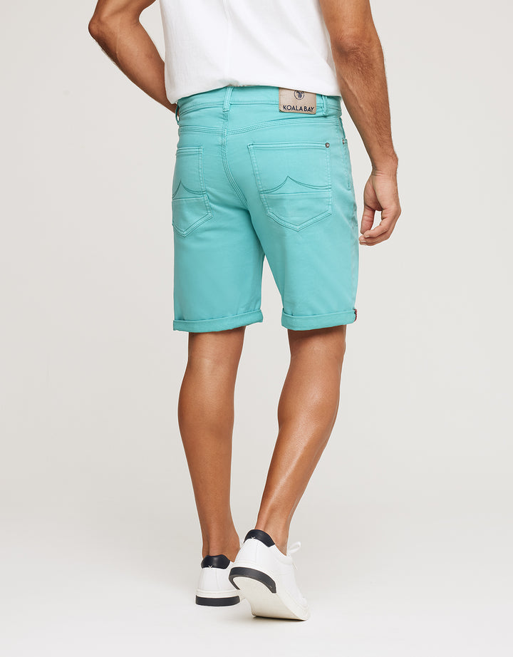 Koala Bay Bermuda Denim Turquesa - Palm Beach