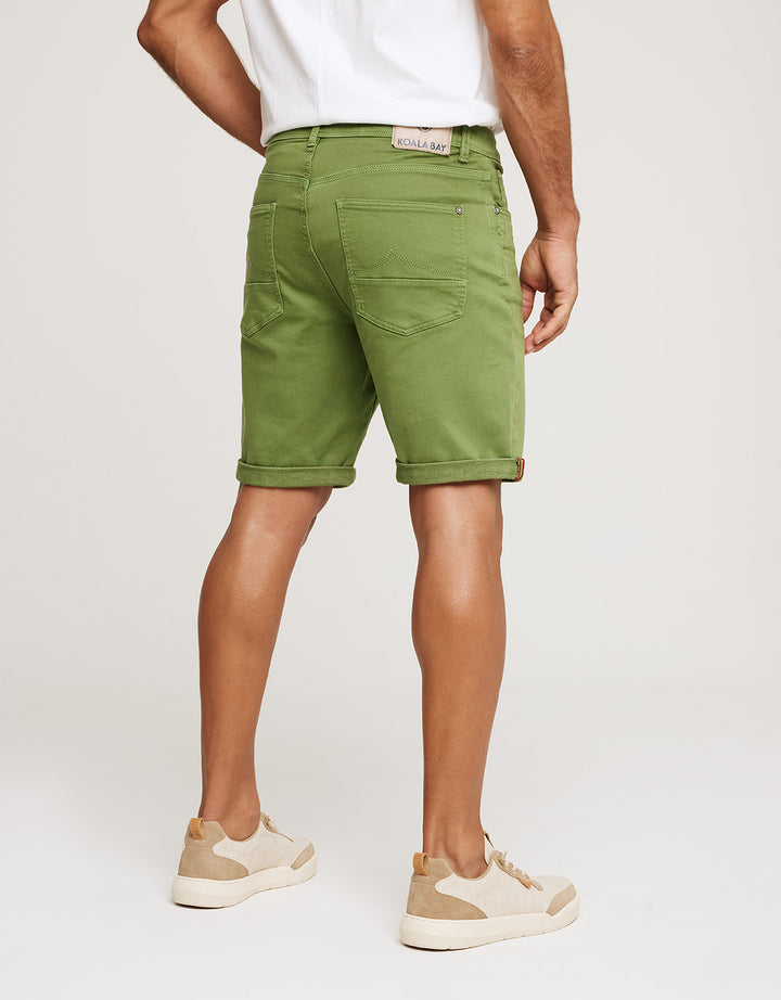 Koala Bay Bermuda Denim Verde - Palm Beach