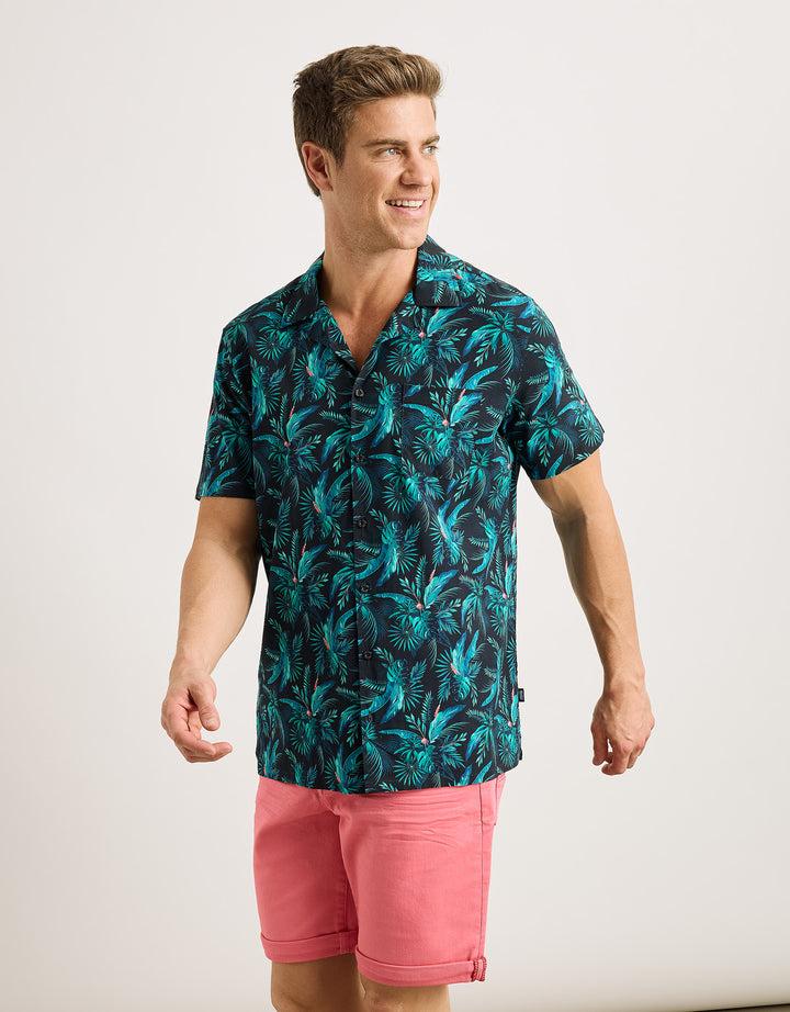 Koala Bay Camisa Manga Corta Azul Marino - Amazono