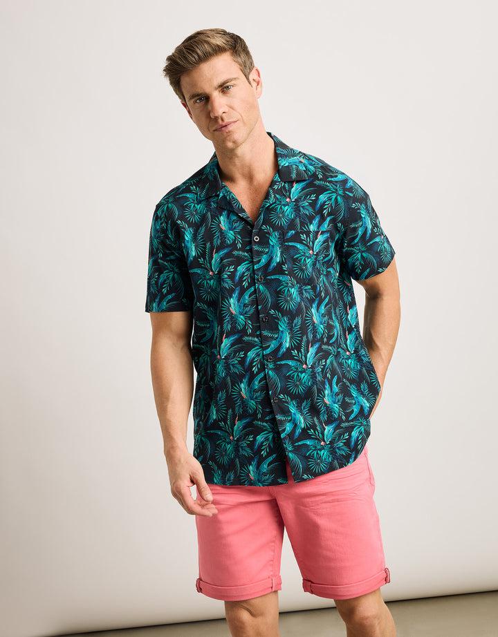 koala bay Camisa Manga Corta Azul Marino - Amazono