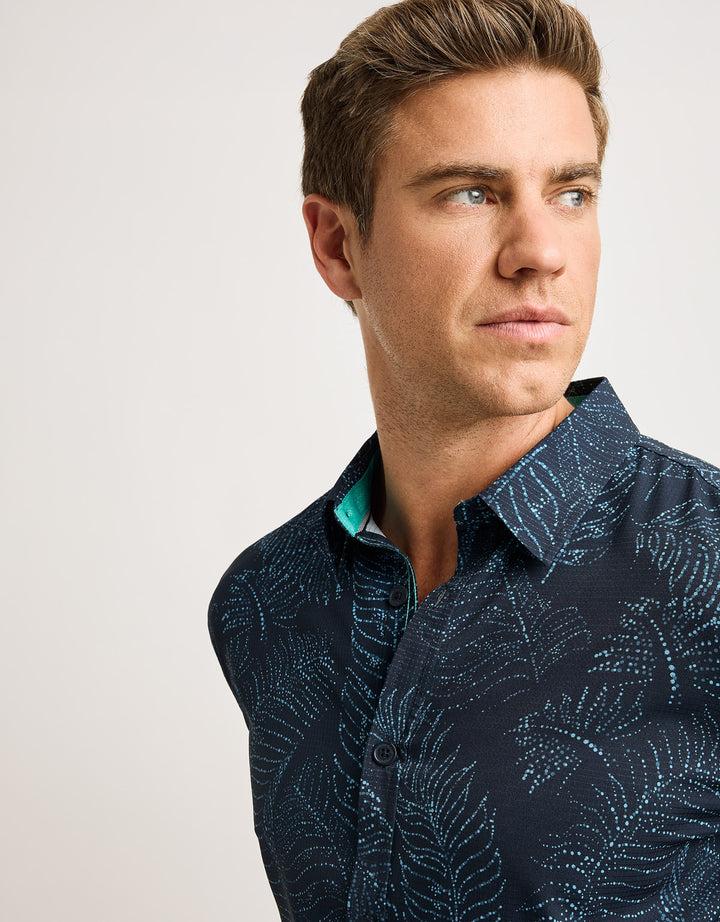 Koala Bay Camisa Manga Corta Azul Marino - Furaira