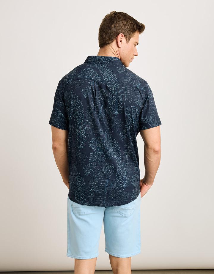 Koala Bay Camisa Manga Corta Azul Marino - Furaira