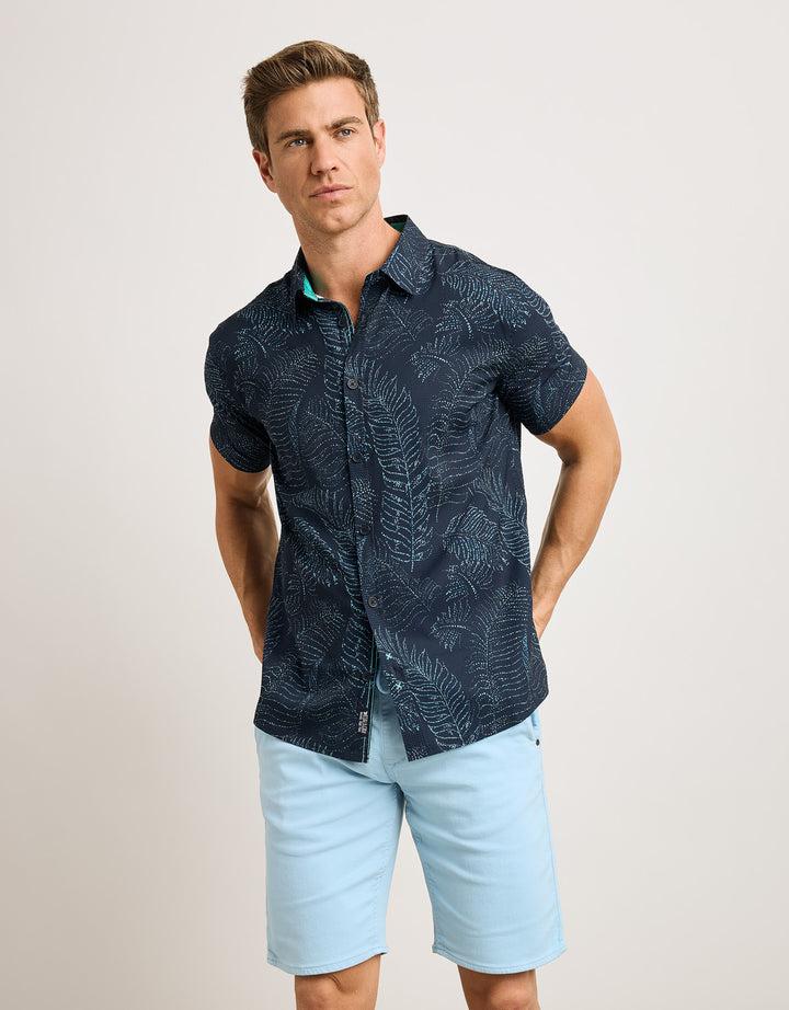 koala bay Camisa Manga Corta Azul Marino - Furaira