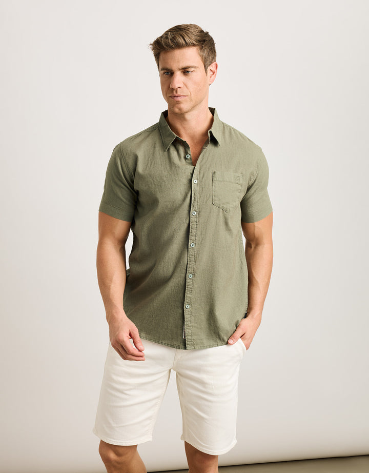 koala bay Camisa Manga Corta Caqui - Norla