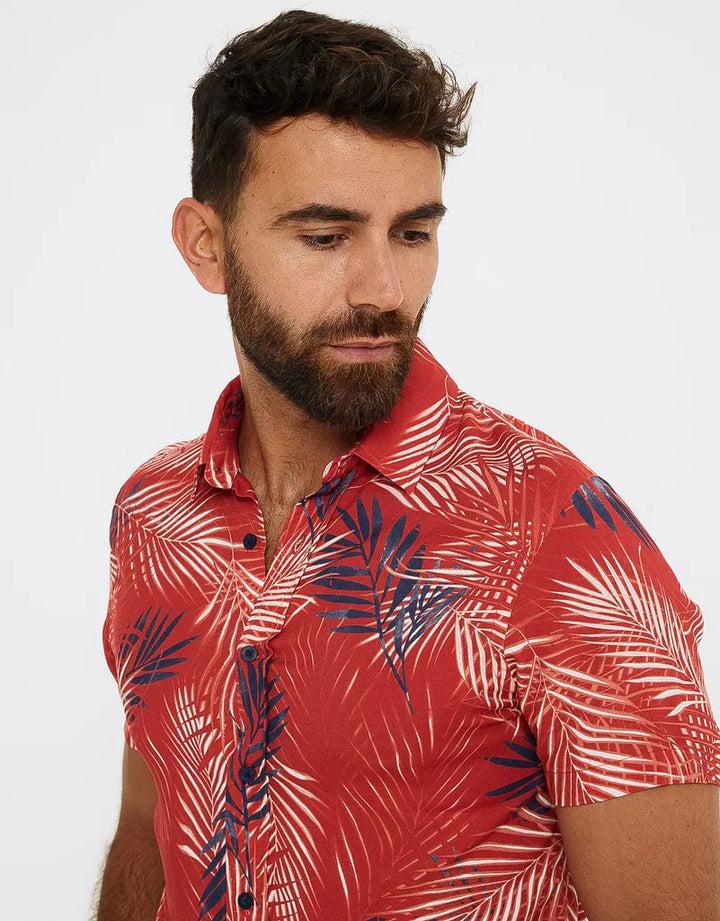 Koala Bay Camisa Manga Corta Tropical - Levin