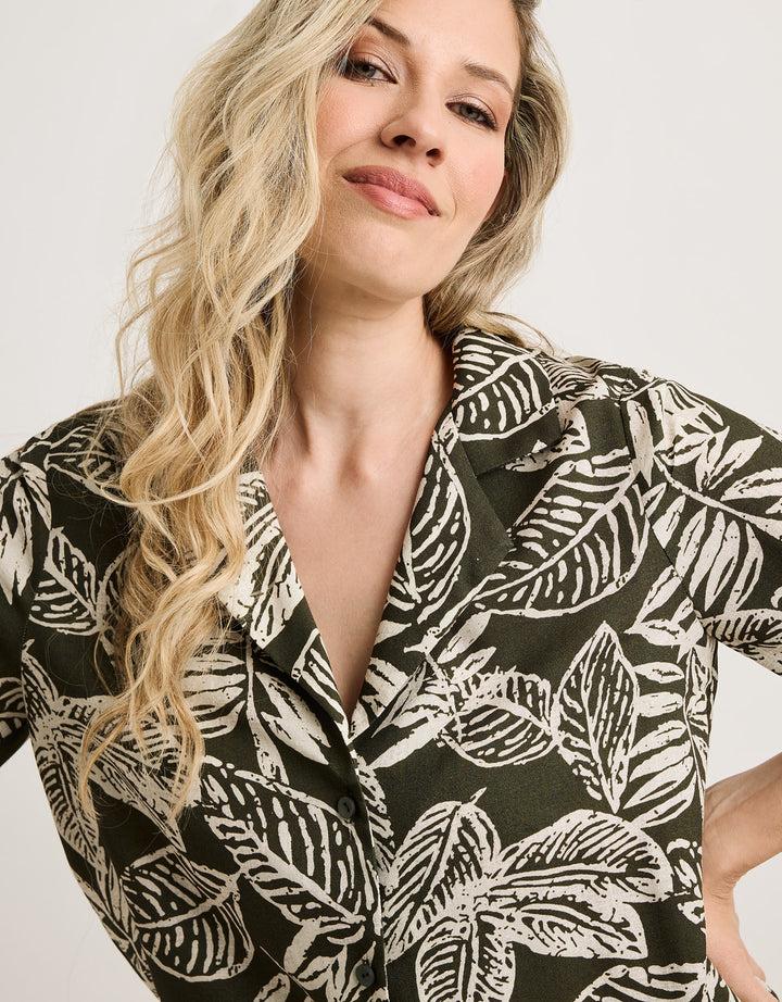 Koala Bay Camisa Manga Corta Verde - Bajita