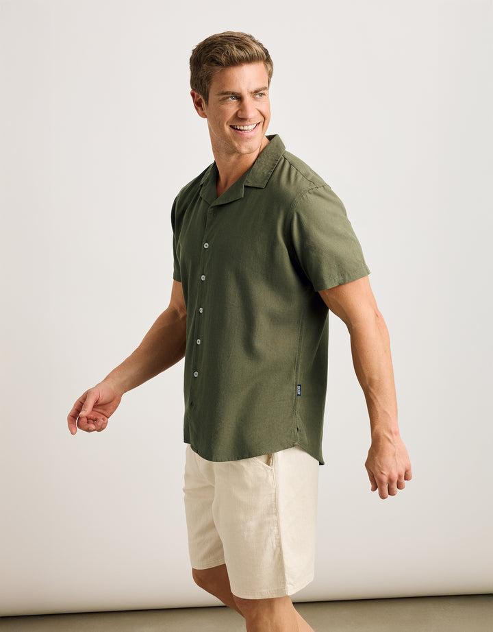 Koala Bay Camisa Manga Corta Verde Militar - Nikima