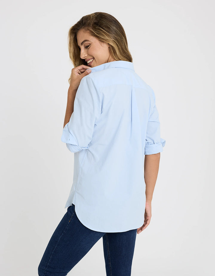 Koala Bay Camisa Manga Larga Azul - Ambre