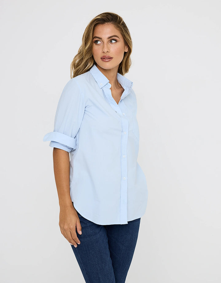 Koala Bay Camisa Manga Larga Azul - Ambre