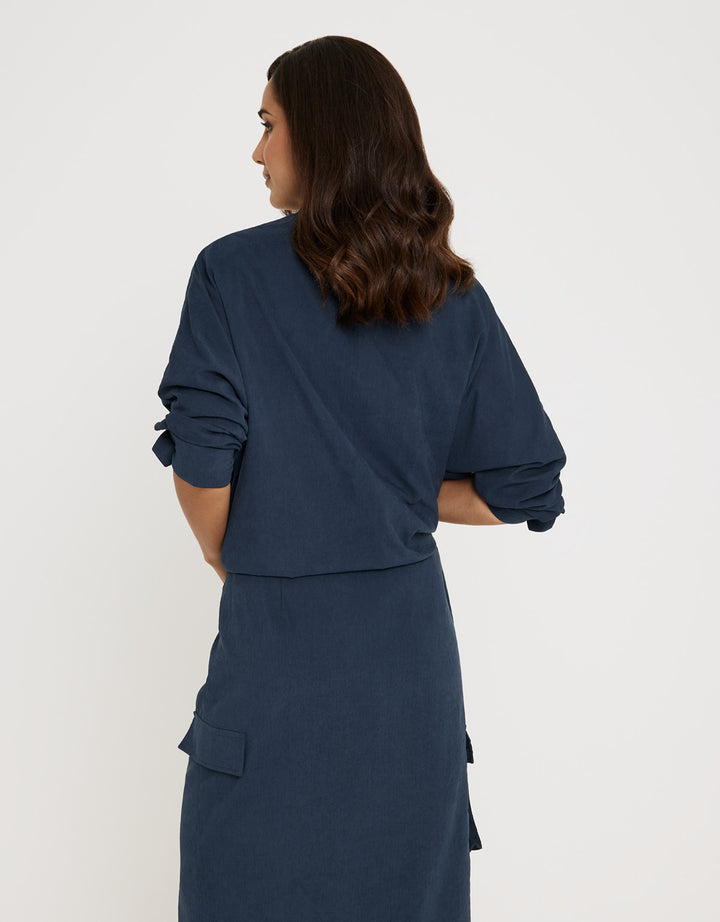 Koala Bay Camisa Manga Larga Azul Oscuro - Presti