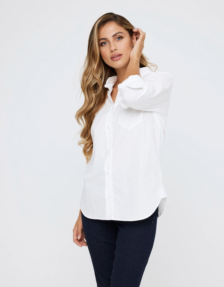 koala bay Camisa Manga Larga Blanco - Ambre