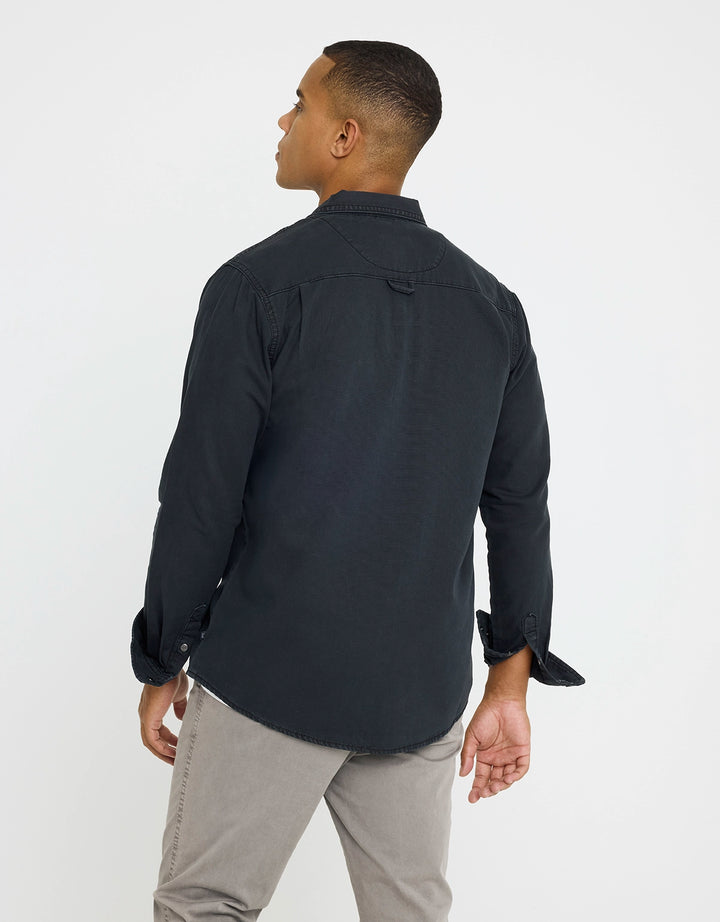 Koala Bay Camisa Manga Larga Negro - Balthasar