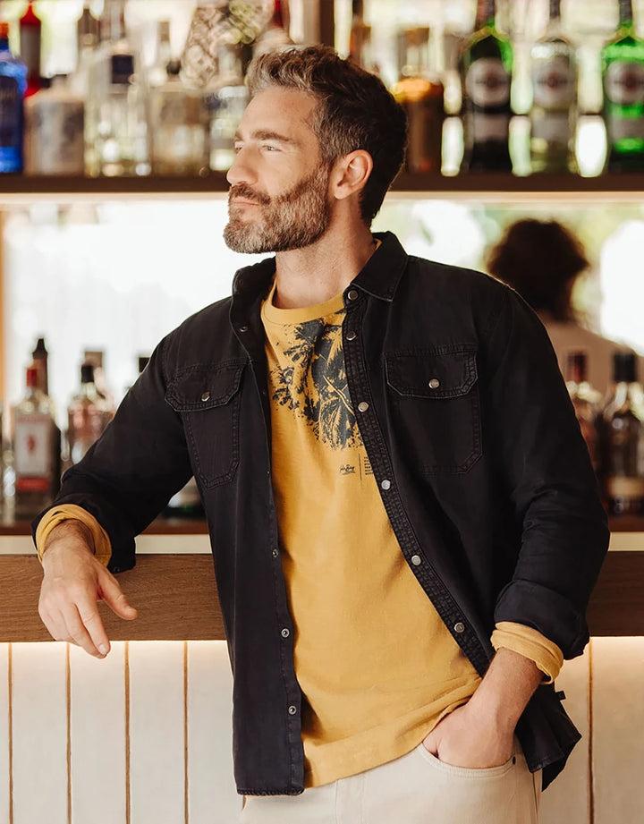 koala bay Camisa Manga Larga Negro - Balthasar