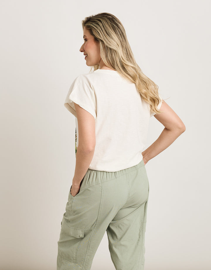 Koala Bay Camiseta Manga Corta Beige - Balmina