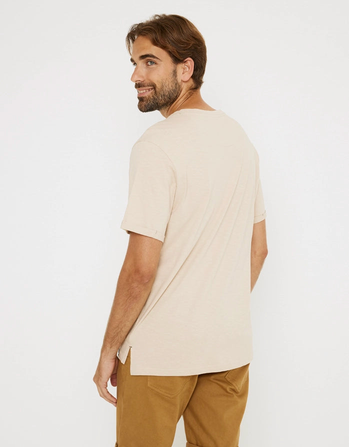 Koala Bay Camiseta Manga Corta Beige - Button