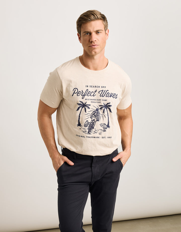 koala bay Camiseta Manga Corta Beige - Lanau