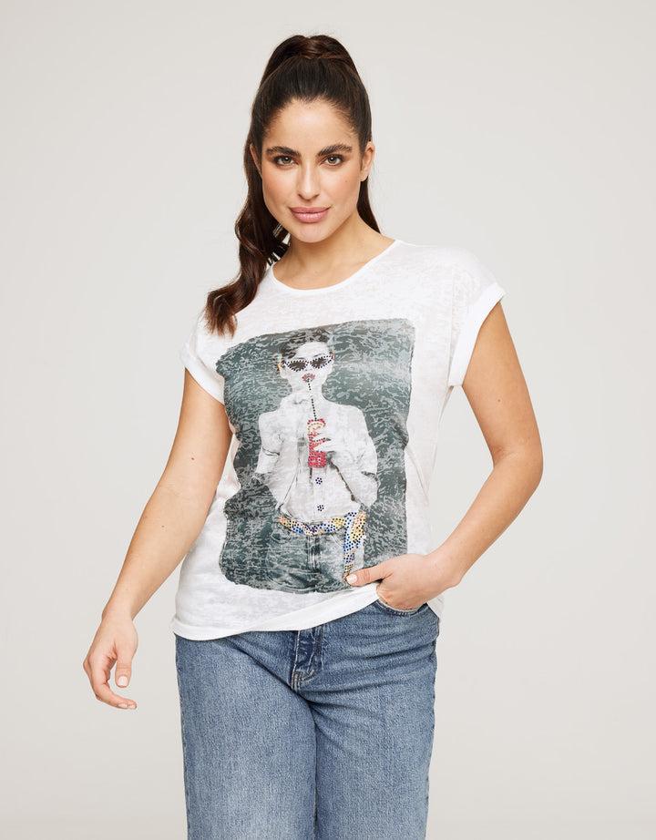 koala bay Camiseta Manga Corta Blanca - Piloca