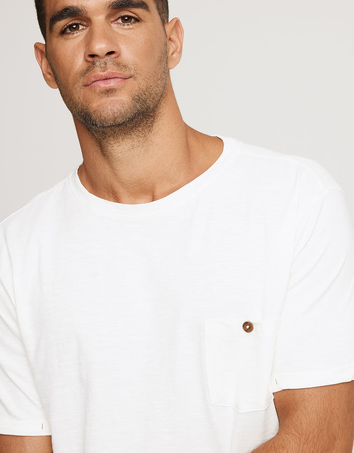 Koala Bay Camiseta Manga Corta Blanco - Button