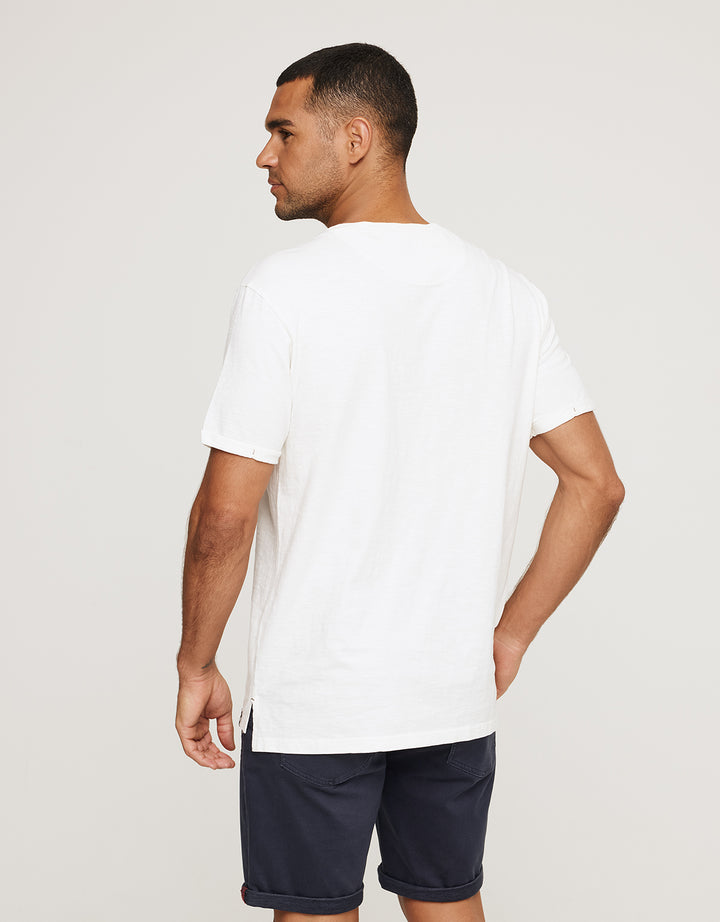 Koala Bay Camiseta Manga Corta Blanco - Button