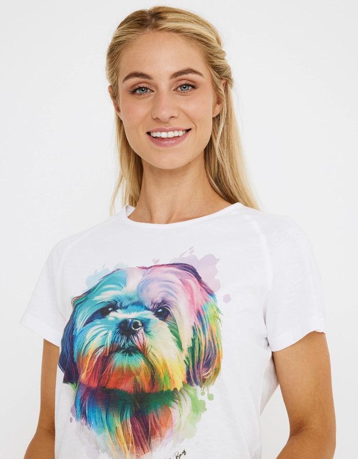 Koala Bay Camiseta Manga Corta Blanco - Calamocha