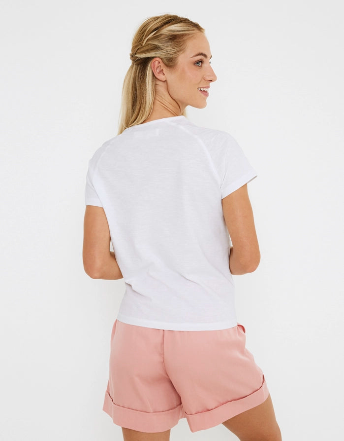 Koala Bay Camiseta Manga Corta Blanco - Calamocha