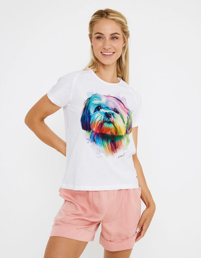 koala bay Camiseta Manga Corta Blanco - Calamocha