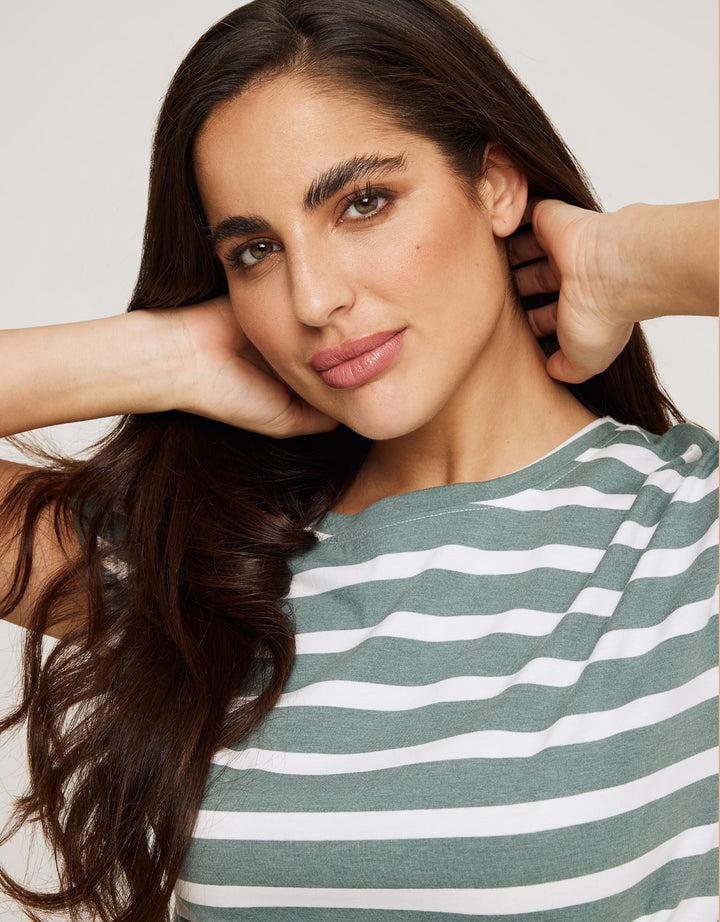 Koala Bay Camiseta Manga Corta De Rayas - Madonna