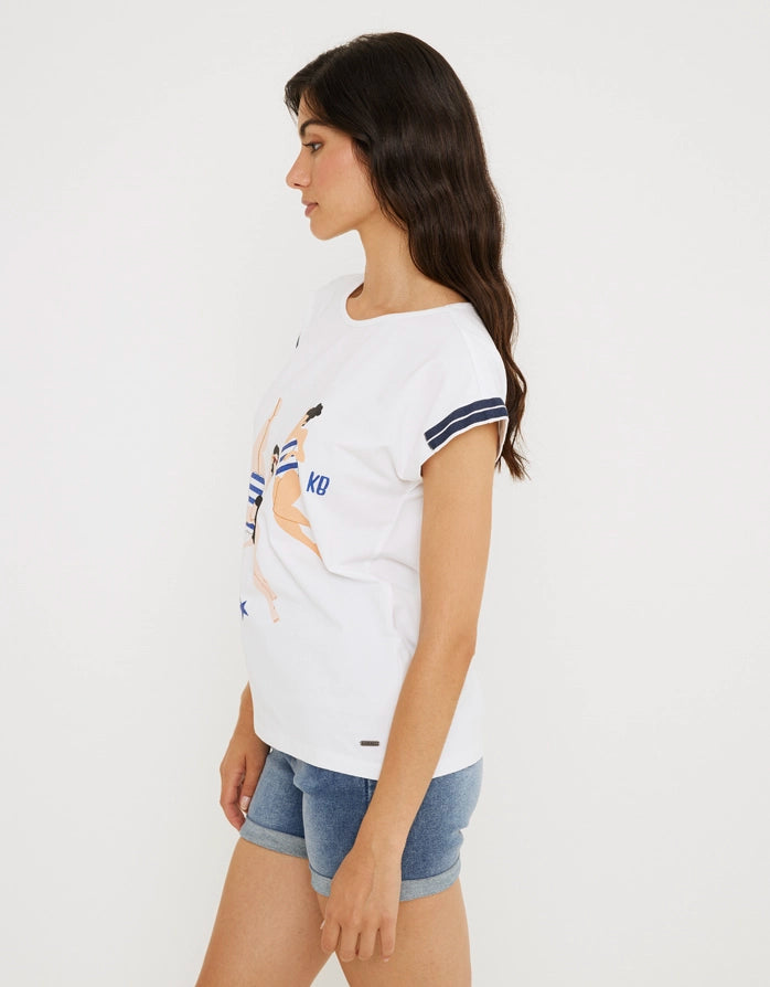 Koala Bay Camiseta Manga Corta Estampada - Sena