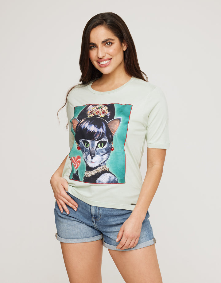 koala bay Camiseta Manga Corta Estampado - Catdry