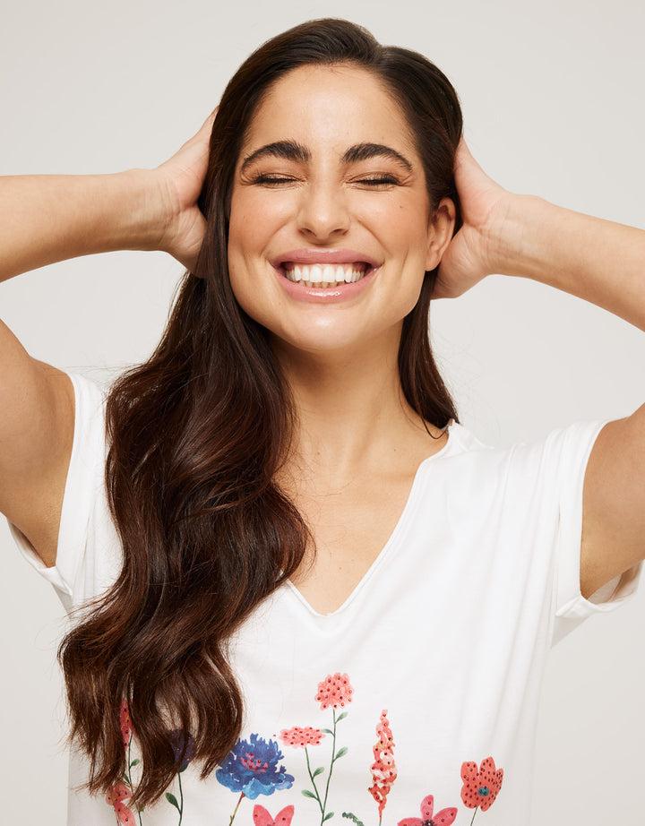 Koala Bay Camiseta Manga Corta Estampado - Floyote