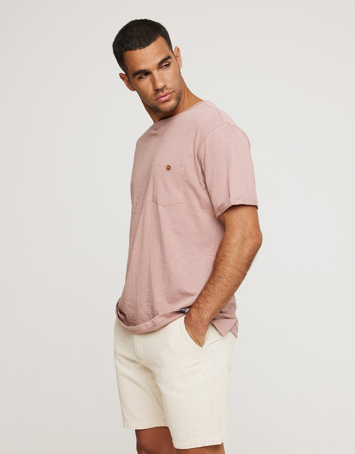 Koala Bay Camiseta Manga Corta Morado - Button