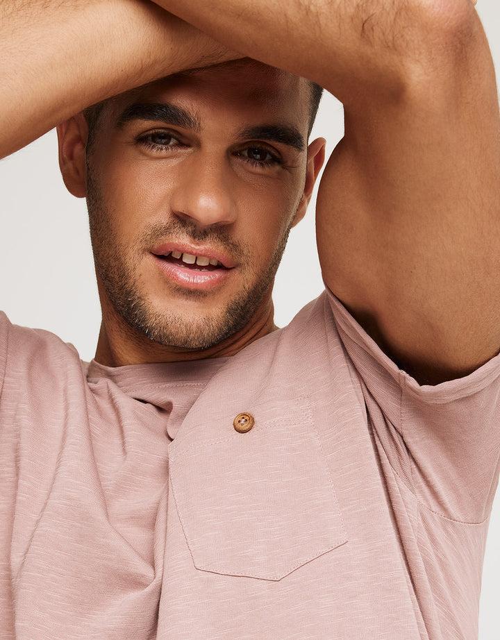 Koala Bay Camiseta Manga Corta Morado - Button