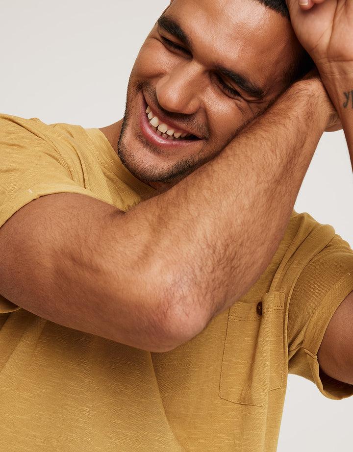 Koala Bay Camiseta Manga Corta Mostaza - Button