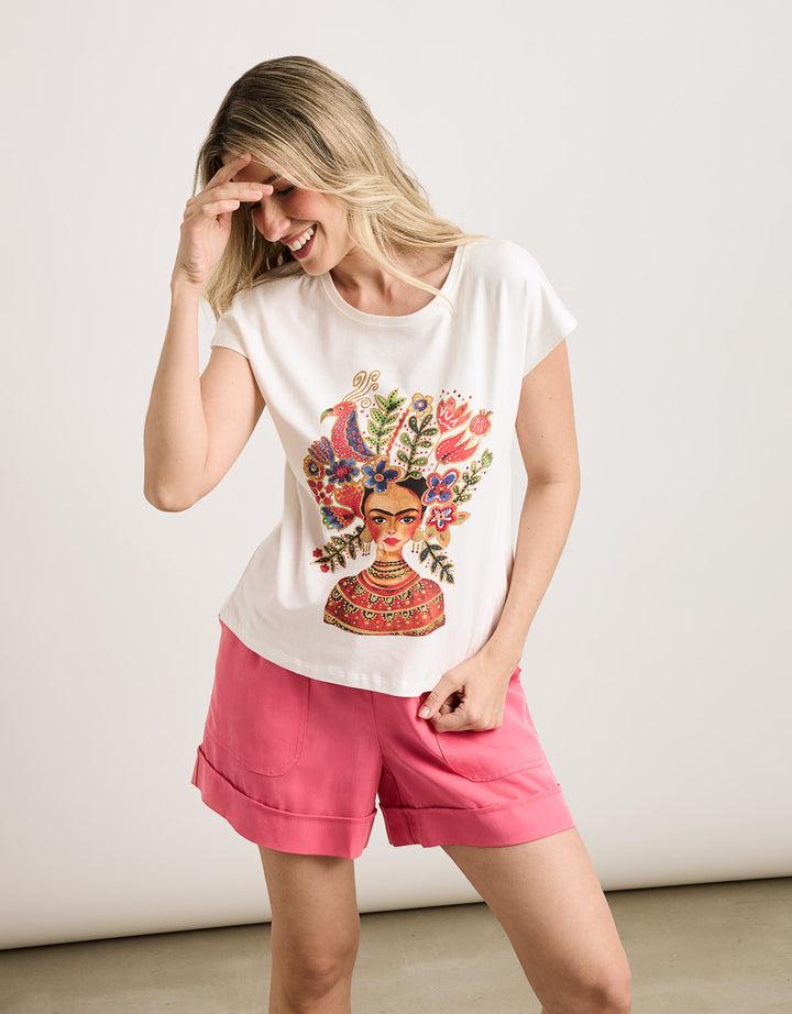 koala bay Camiseta Manga Corta Off White - Frilor