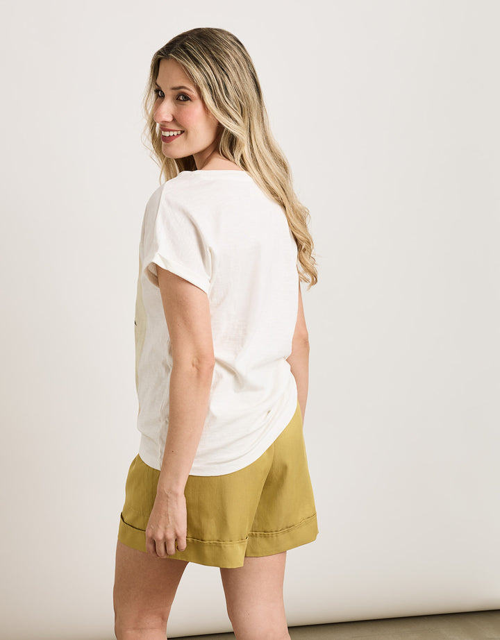 Koala Bay Camiseta Manga Corta Off White - Nolvanor