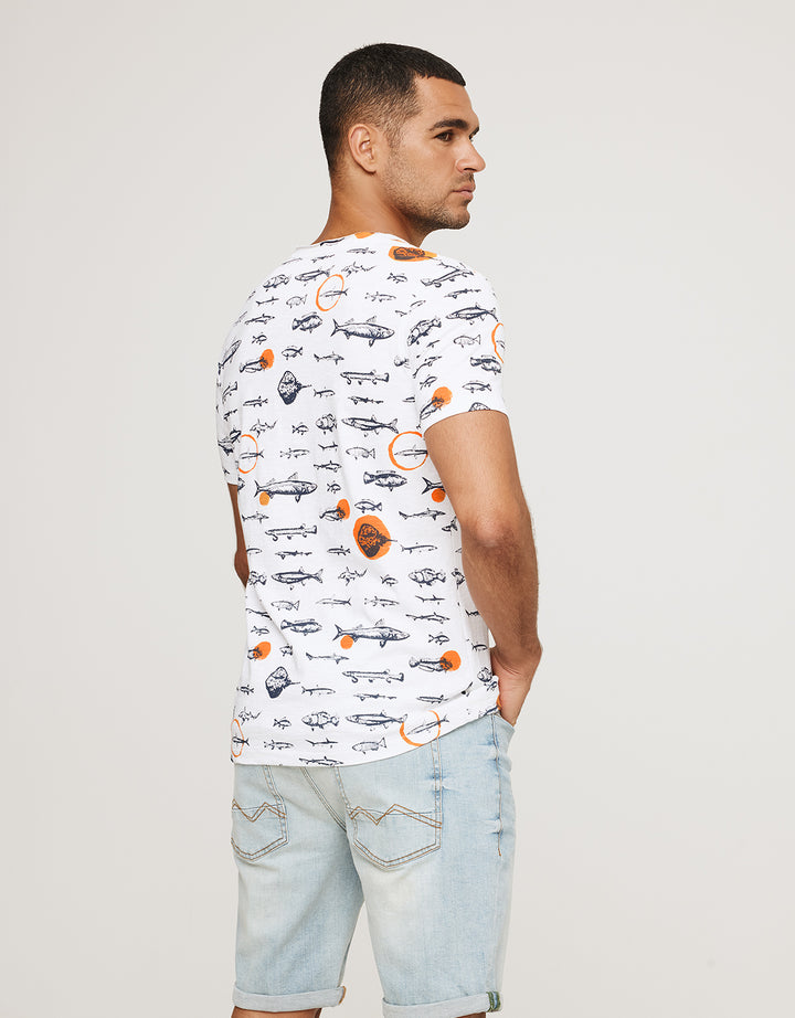 Koala Bay Camiseta Manga Corta Peces - Pakumani