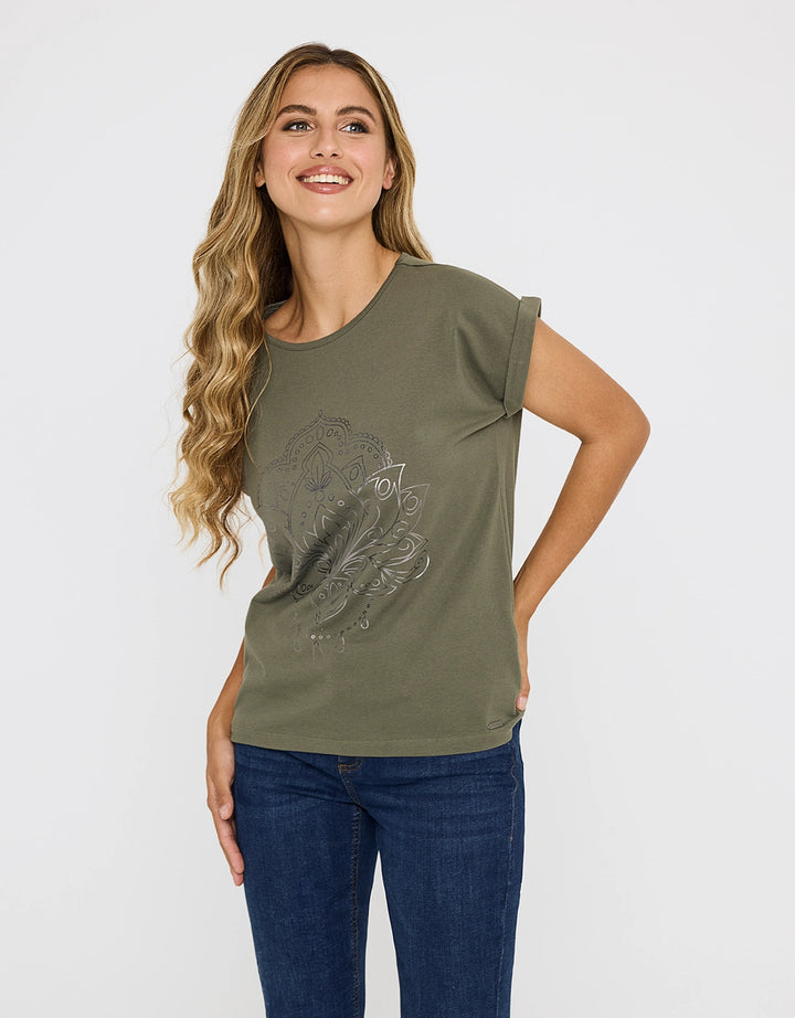 koala bay Camiseta Manga Corta Verde - Kalurta