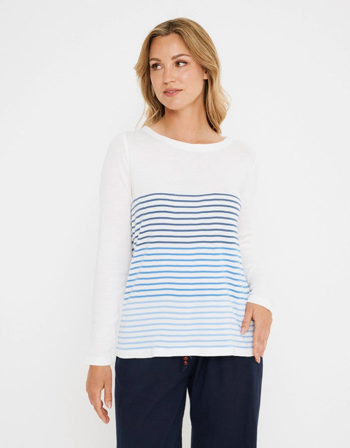 koala bay Camiseta Manga Larga Azul - Ryana