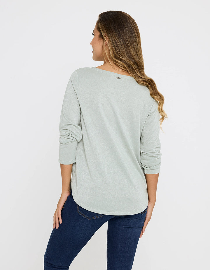 Koala Bay Camiseta Manga Larga Verde - Amilka