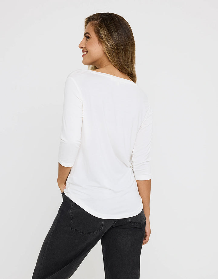 Koala Bay Camiseta Media Manga Beige - Kloraleen