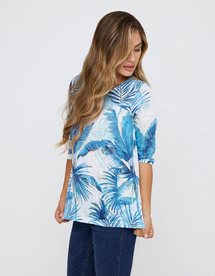 Koala Bay Camiseta Media Manga Estampada - Albentosa