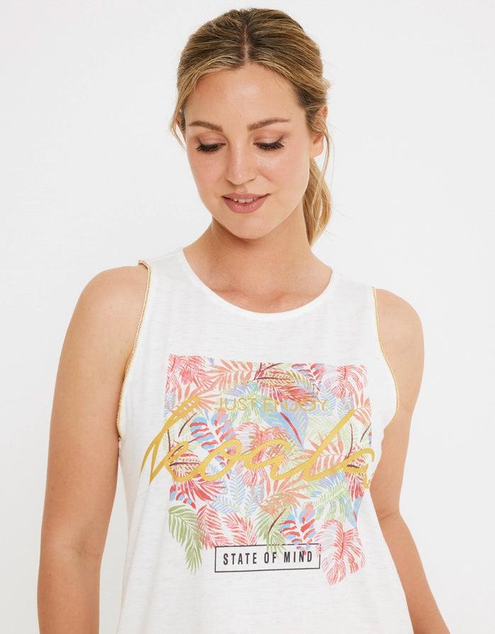 Koala Bay Camiseta Tirantes Estampada - Mind