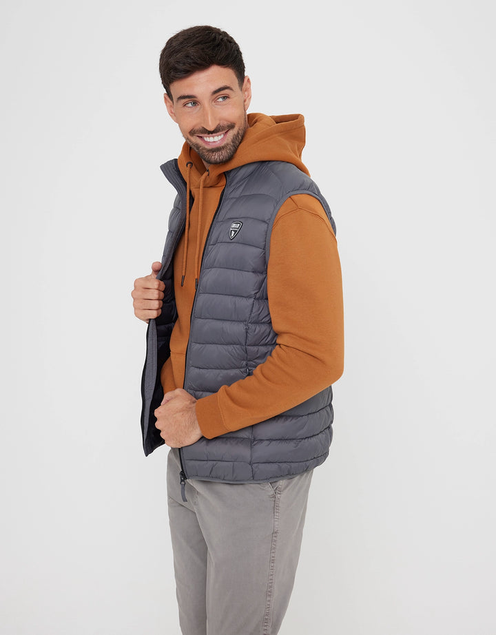 Koala Bay Chaleco Acolchado Gris - Hawes