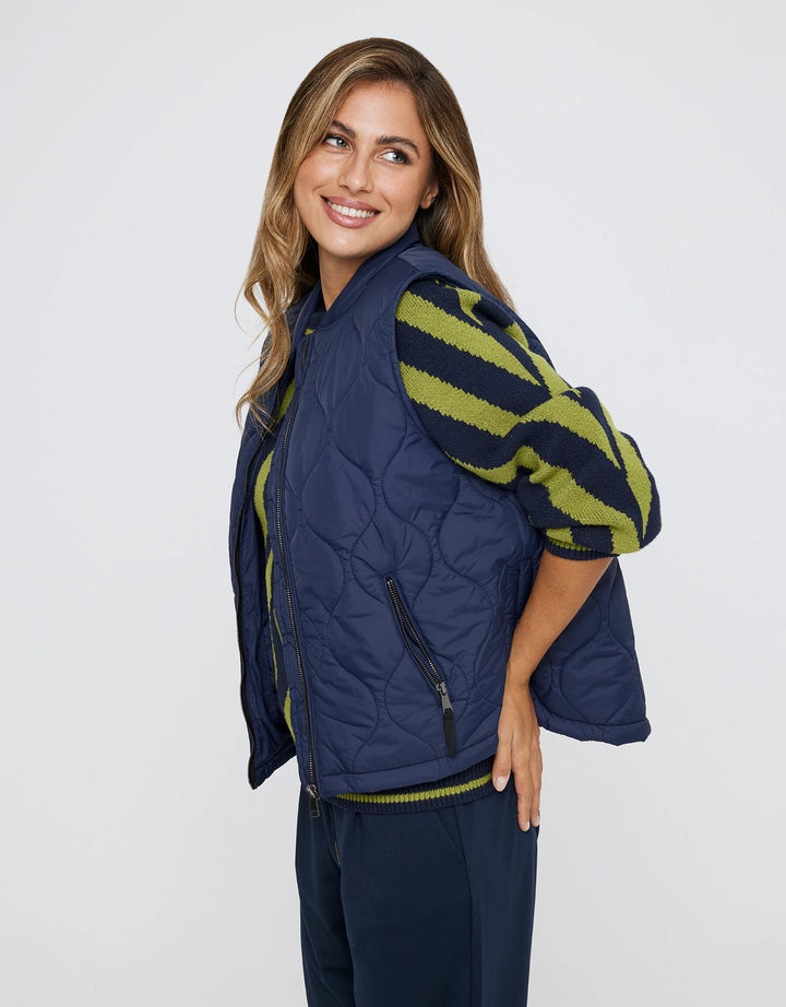 Koala Bay Chaleco Azul Marino Acolchado - Jantersin