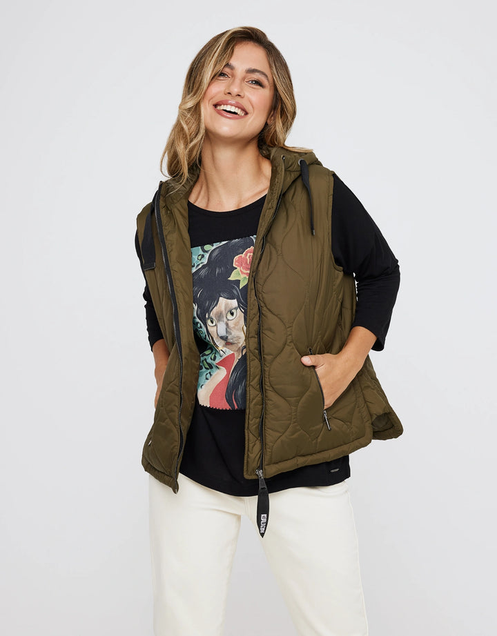 Koala Bay Chaleco Caqui Acolchado - Janter