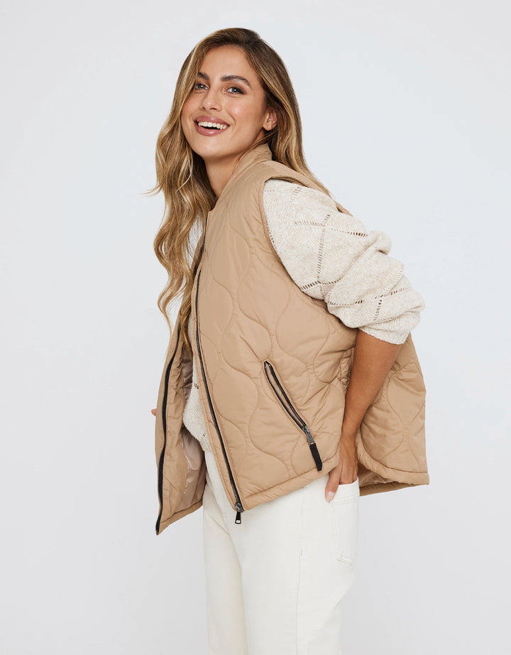 Koala Bay Chaleco Marrón Acolchado - Jantersin