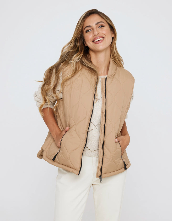 koala bay Chaleco Marrón Acolchado - Jantersin