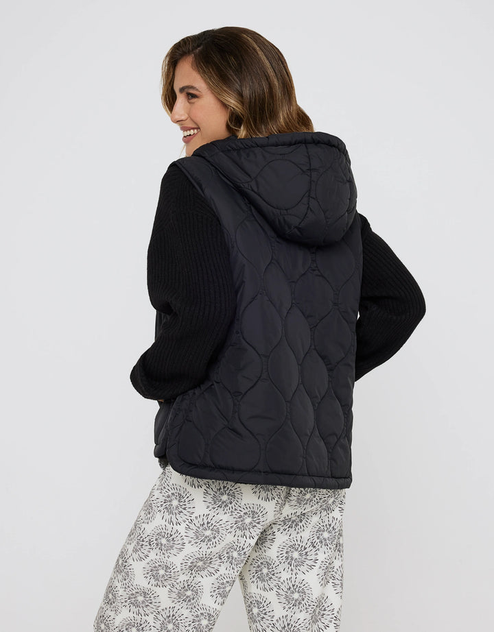 Koala Bay Chaleco Negro Acolchado - Janter