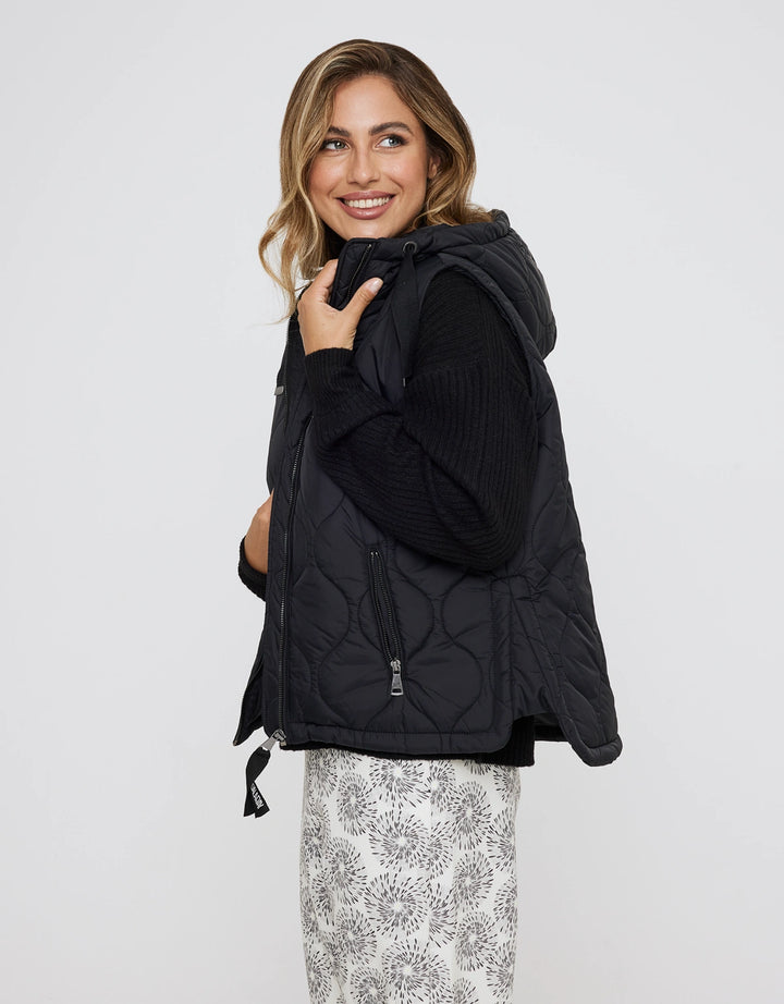 Koala Bay Chaleco Negro Acolchado - Janter